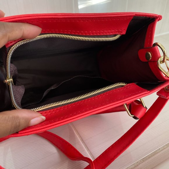 Red Mini Crossbody Bag - Picture 5 of 7